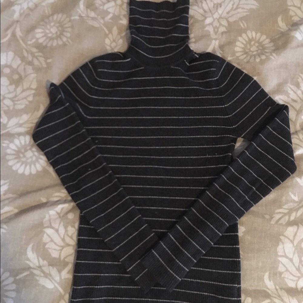 Striped Turtleneck